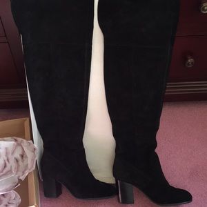 Jessica Simpson Black Over The Knee Boots